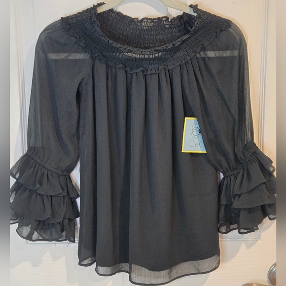 CeCe Tops - CeCe Off The Shoulder Top